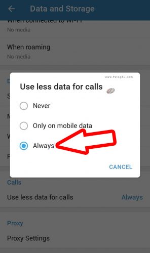 telegram calls 4 تماس صوتی تلگرام