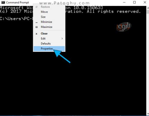 روش تغییر دادن رنگ صفحه نمایش Command Prompt در ویندوز 