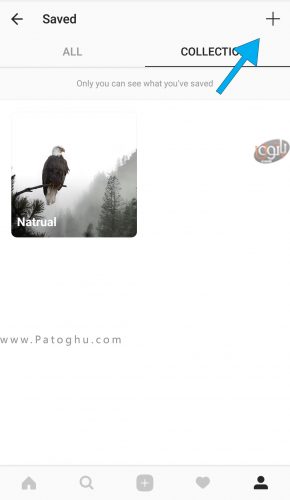 آموزش ساخت مجموعه برای پست های بوک مارک شده در اینستاگرام 3 آموزش تصویری ساخت مجموعه در اینستاگرام