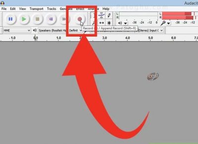 ضبط صدا با Audacity