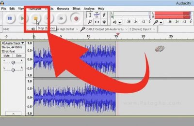 ضبط صدا با Audacity