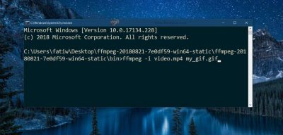 ساخت GIF با FFMpeg