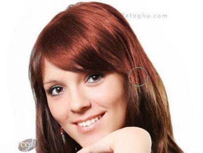 رنگ کردن مو با Photoshop 
