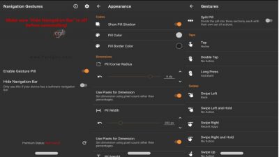 Android Gestures Navigation Gestures App 1 فعال کردن اندروید 9 روی گوشی های قدیمی تر