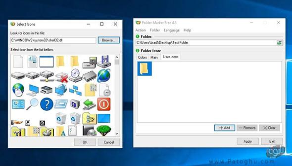 آموزش تغییر رنگ پوشه ها در ویندوز 6 شخصی سازی آیکون های دسکتاپ