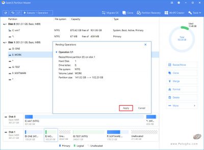 پارتیشن بندی هارد با برنامه جانبی-3