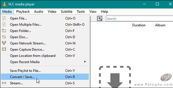 تبدیل فایل ویدیویی به MP3 با نرم افزار VLC-1