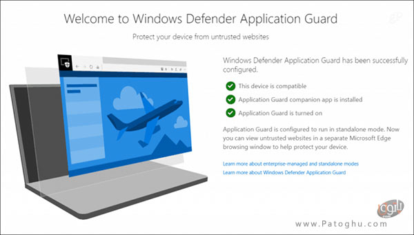 نصب افزونه ی Application Guard بر روی کروم و موزیلا-1