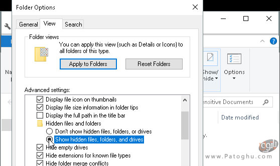 مخفی کردن پوشه و فایل ها-3