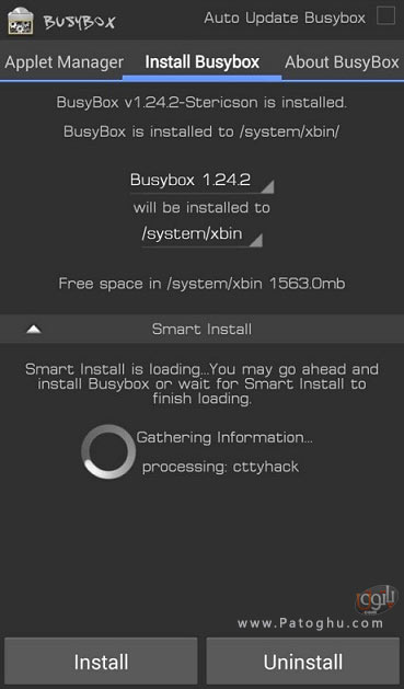 نصب نرم افزار BusyBox-2