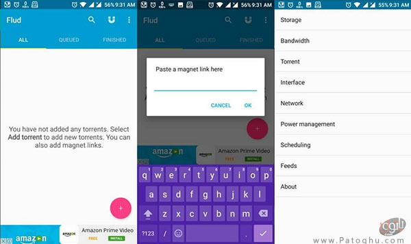 Flud- Torrent downloader app