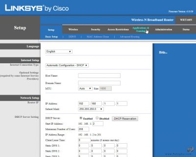 محدود کردن پهنای باند در مودم های Linksys-1