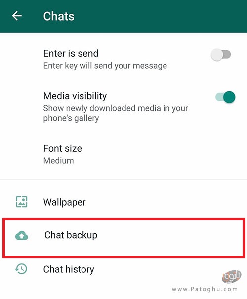 بک آپ گرفتن از چت های واتساپ-3