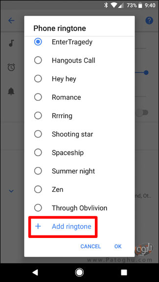 آموزش ساخت رینگتون های سفارشی برای گوشی اندروید 22 افزون رینگتون سفارشی به لیست رینگتون ها-3