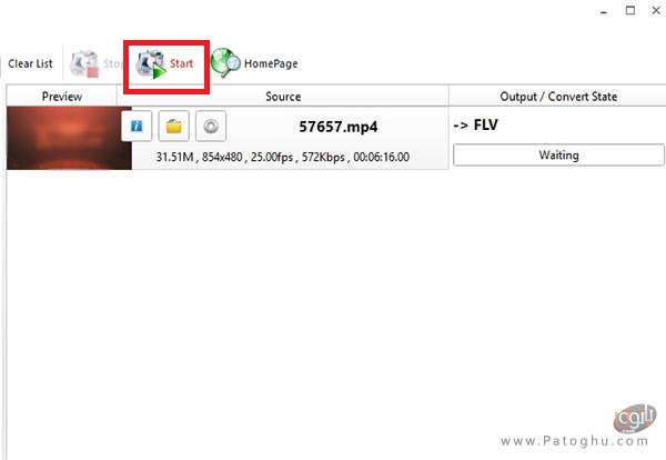تبدیل فایل ویدئویی به فرمت FLV-3