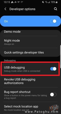 استفاده از قابلیت Android Debug Bridge-7