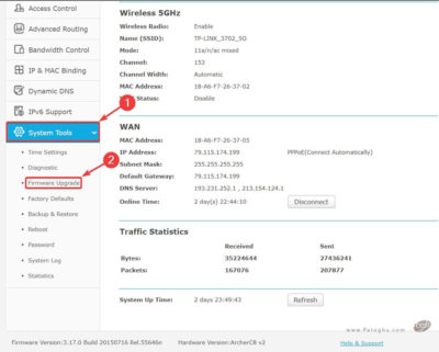 به روزرسانی Firmware روتر TP-Link-2