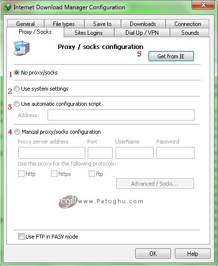 آموزش افزودن و غیرفعال کردن پروکسی در Internet Download Manager: