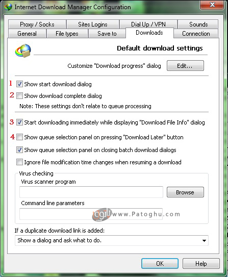 آموزش بخش Downloads:
