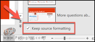 آموزش ترکیب و ادغام ارائه های پاورپوینت 5 ترکیب فایل های پاورپوینت با استفاده از گزینه ی Reuse Slides-4