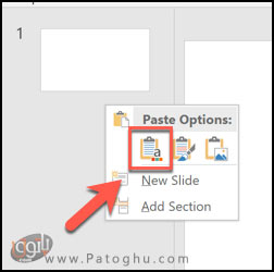 آموزش ترکیب و ادغام ارائه های پاورپوینت 8 ترکیب فایل های پاورپوینت از طریق کپی و پیست کردن-2