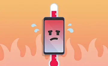 علت داغ شدن گوشی اندروید | 7 روش خنک کردن گوشی 3 android overheating کیبورد