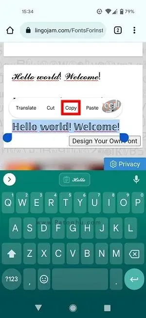 change fonts instagram 2 تغییر فونت اینستاگرام