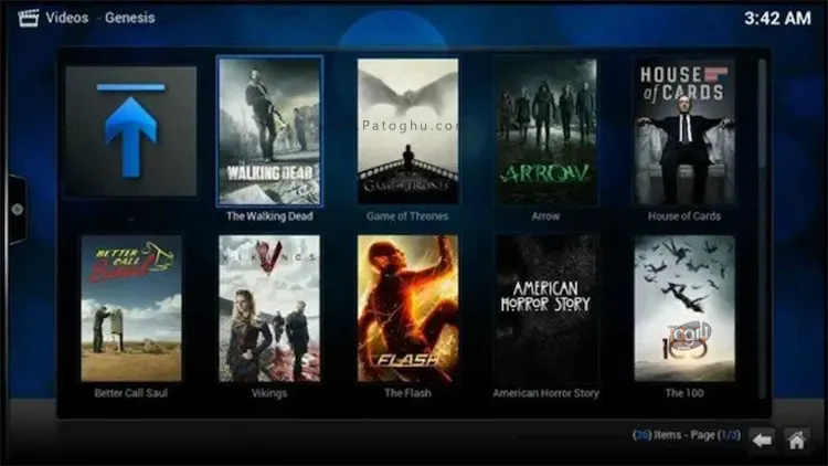 kodi player for windows پلیر فیلم