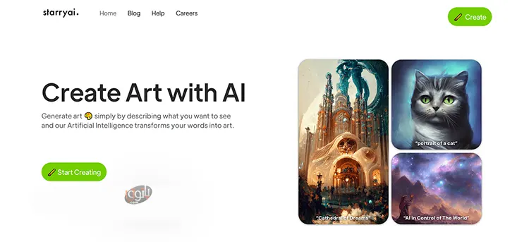 StarryAI هوش مصنوعی