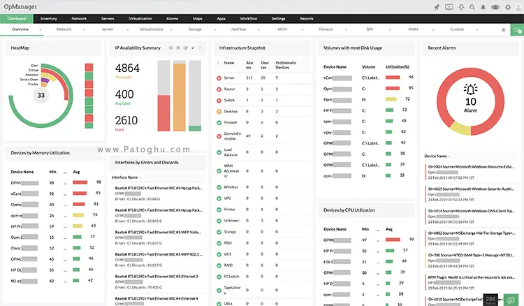 آموزش مشاهده دمای CPU معرفی 11 ابزار فهمیدن دما سی پی یو 12 ManageEngine OpManager CPU