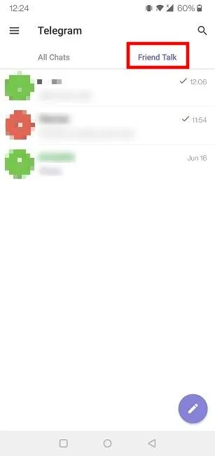 hide chat telegram15 مخفی کردن چت تلگرام