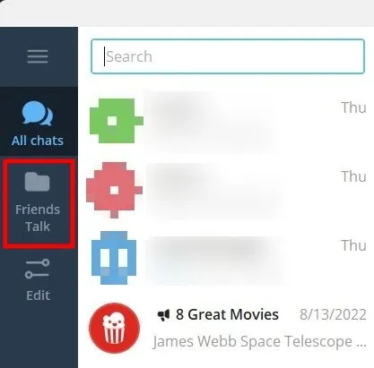 hide chat telegram21 مخفی کردن چت تلگرام