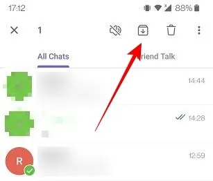 hide chat telegrama مخفی کردن چت تلگرام