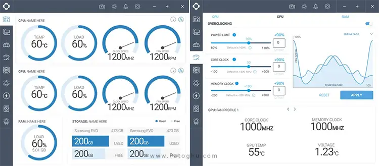 آموزش مشاهده دمای CPU معرفی 11 ابزار فهمیدن دما سی پی یو 9 nzxt cam CPU