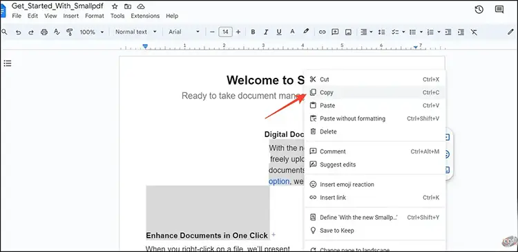 Copy Text From a PDF12 کپی متن از پی دی اف