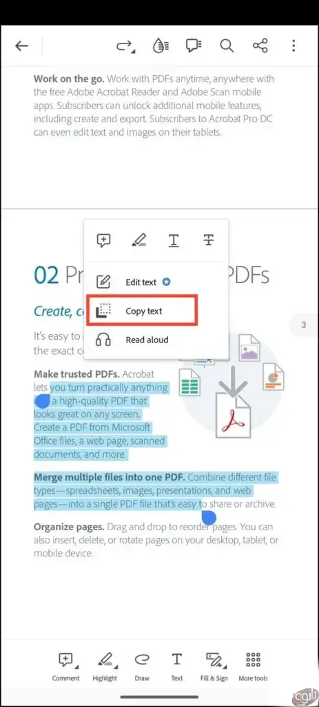 Copy Text From a PDF15 کپی متن از پی دی اف