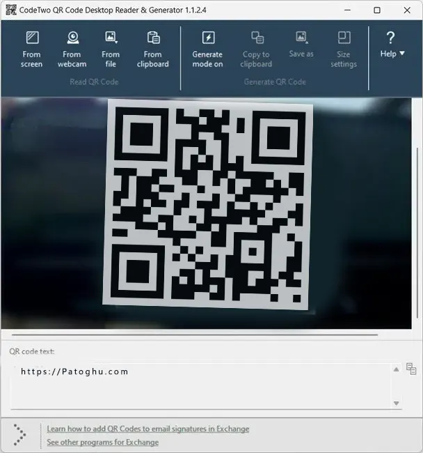 آموزش اسکن کدهای QR کیو آر در ویندوز و کامپیوتر 14 Scan QR Codes12 QR