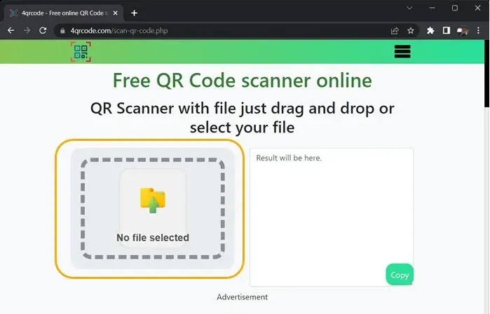 آموزش اسکن کدهای QR کیو آر در ویندوز و کامپیوتر 9 Scan QR Codes7 QR