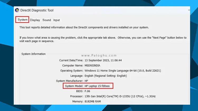 آموزش یافتن مدل لپ تاپ در ویندوز با 7 روش 12 find laptop model10 مدل لپ تاپ