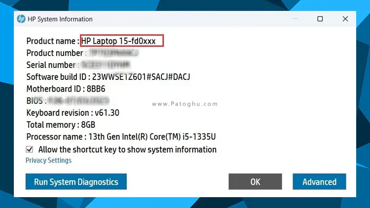 آموزش یافتن مدل لپ تاپ در ویندوز با 7 روش 13 find laptop model11 مدل لپ تاپ