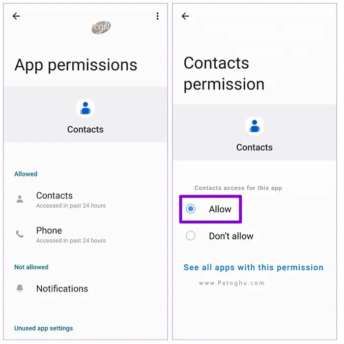 آموزش کامل حل مشکل عدم ذخیره مخاطبین در اندروید 8 Android Not Saving Contacts6 عدم ذخیره مخاطبین