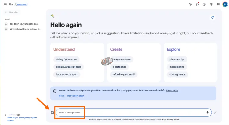گوگل بارد آموزش هوش مصنوعی Google Bard 2 Google Bard1 گوگل بارد