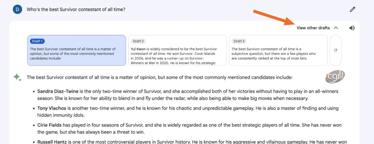 گوگل بارد آموزش هوش مصنوعی Google Bard 8 Google Bard7 گوگل بارد