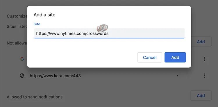 آموزش غیر فعال سازی نوتیفیکیشن و اعلان در مرورگر کروم 6 block notifications chrome4