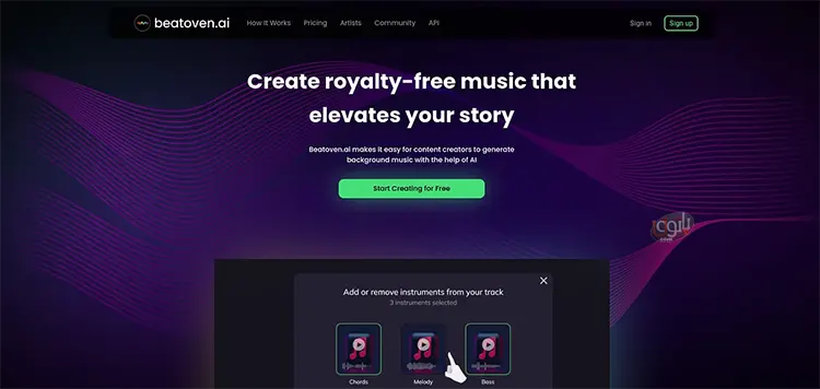 10 ابزار عالی برای ساخت موزیک با هوش مصنوعی 2024 3 Beatoven ساخت موزیک با هوش مصنوعی