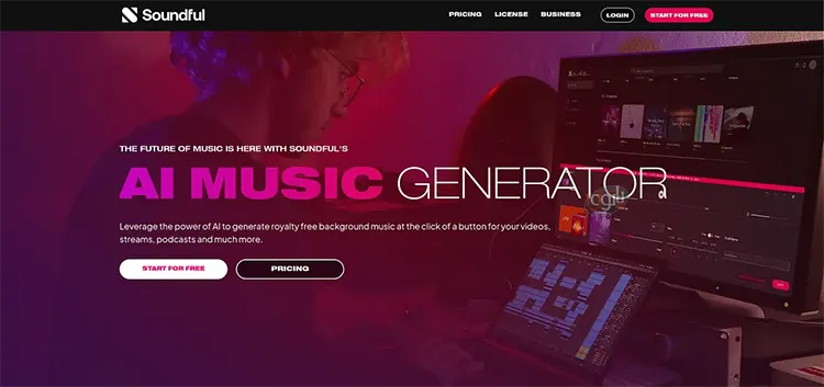 10 ابزار عالی برای ساخت موزیک با هوش مصنوعی 2024 6 Soundful ساخت موزیک با هوش مصنوعی